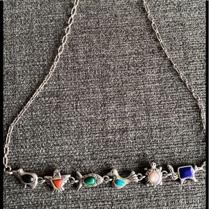 Carolyn Pollack Sterling Fetish Animal Necklace